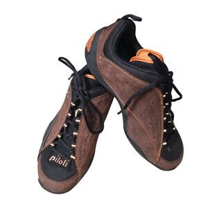 Piloti Brown Leather Driving Comfort Shoes Size 7